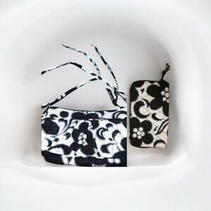 Vera Bradley Frannie Crescent Crossbody and Wallet Set